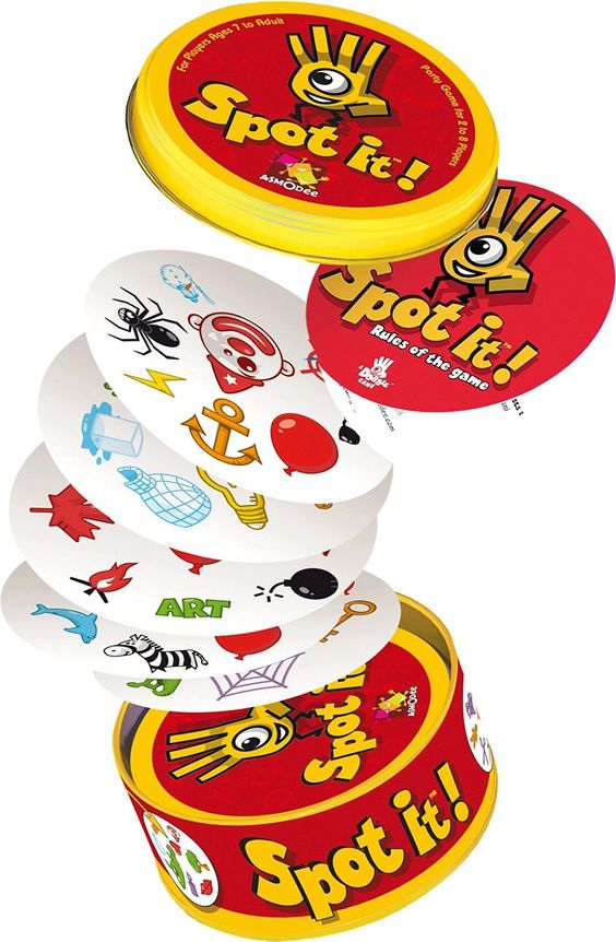 Spot it! Active Play with Acrylic Box - 46 Cards - KidoKraze