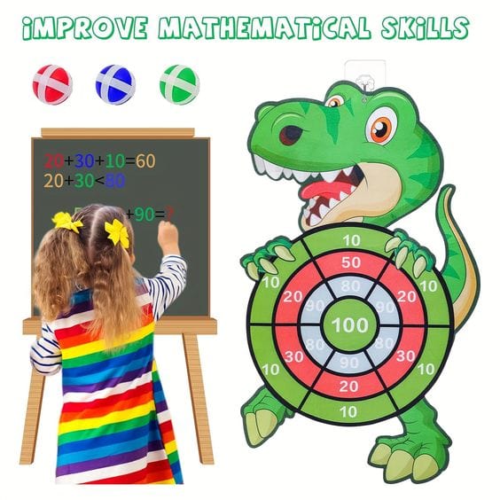 Sticky Ball Dartboard Set - KidoKraze