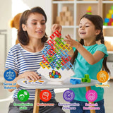 Tetra Tower Balance Stacking Building Blocks Game - KidoKraze