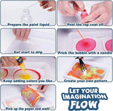 The Master of the Ebru Water Marble Painting 8 Color - KidoKraze