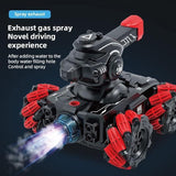 Water Balls Bomb Fire RC Tank with Light Sound & Smoke - KidoKraze