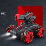 Water Balls Bomb Fire RC Tank with Light Sound & Smoke - KidoKraze