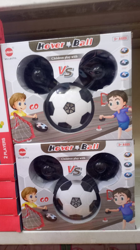 Air Soccer Hover Ball Set, Kids Toys Cushioned Bumper Soccer Ball Table Top Action Game, Includes 2 Paddles & 2 Goal Posts