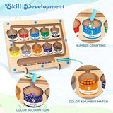 Wooden Magnetic Color Counting Sorting Maze - KidoKraze