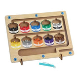 Wooden Magnetic Color Counting Sorting Maze - KidoKraze