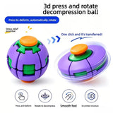 Rotatable Fidget Ball 3D Printed Push Pop Stress Relief Sensory Toy