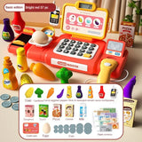 Cash Register Toys Shopping Intelligent Recognition Toy for kids -  37Pcs