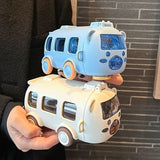 BUS SHAPE WATER BOTTLE WITH STRAP