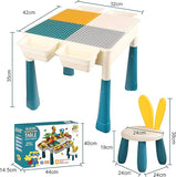 Multi-Function Table - Adaptable Building Block Table for Kids