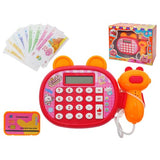 Kids Cash Register Toy– Pretend Play Checkout Set
