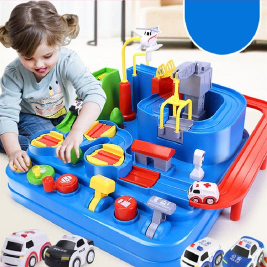 Car Adventure Race & Rescue Track With Magnetic Cars - KidoKraze
