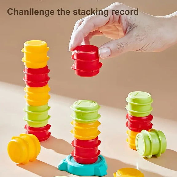 Engineer Forklift Transport Stacking Balance Game - KidoKraze
