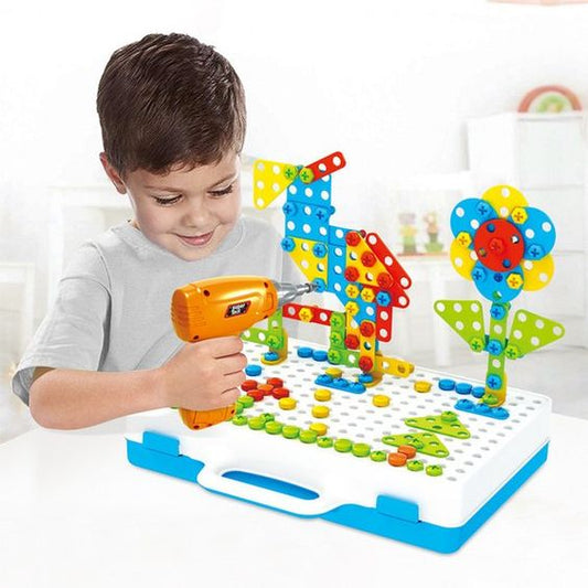 KIDS POWER TOOLS WITH SCREWDRIVER TOY - KidoKraze