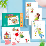 Kids Finger Painting Doodle Coloring Book - KidoKraze