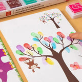Kids Finger Painting Doodle Coloring Book - KidoKraze