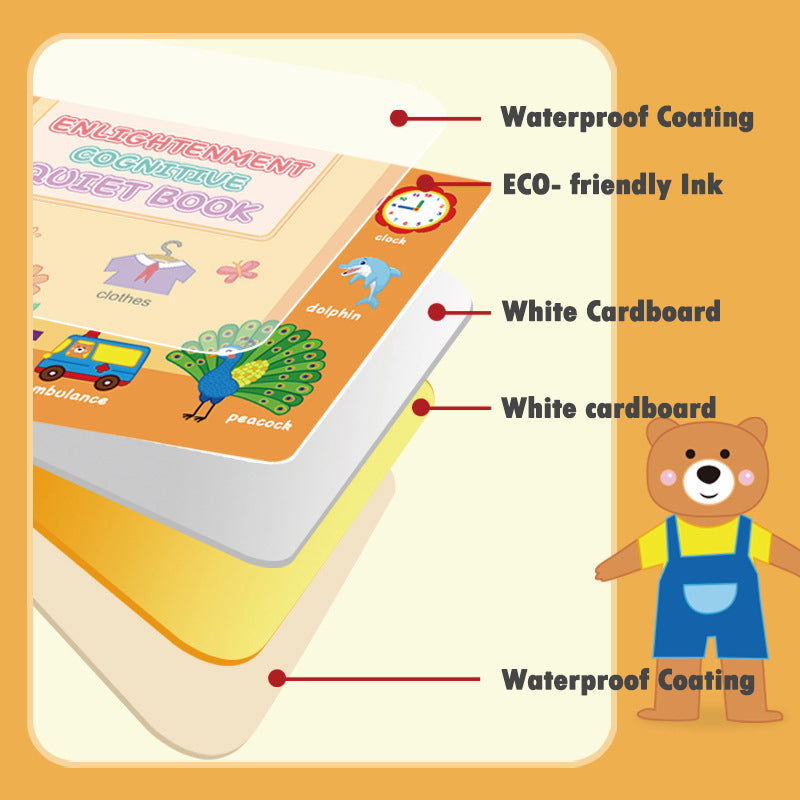 Montessori Kate's Quiet  Book For Kid - KidoKraze