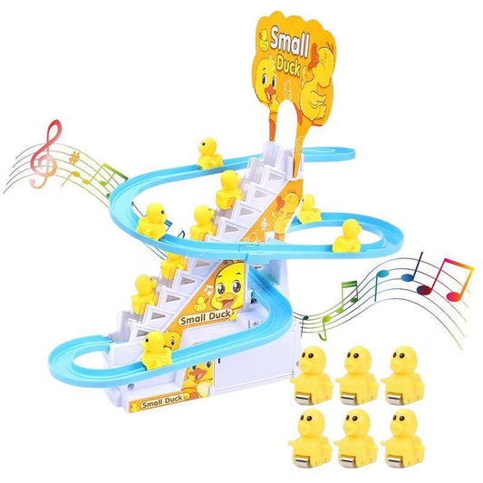 Musical Duck Track Set Toy for Babies - Light-Up Learning Fun - KidoKraze