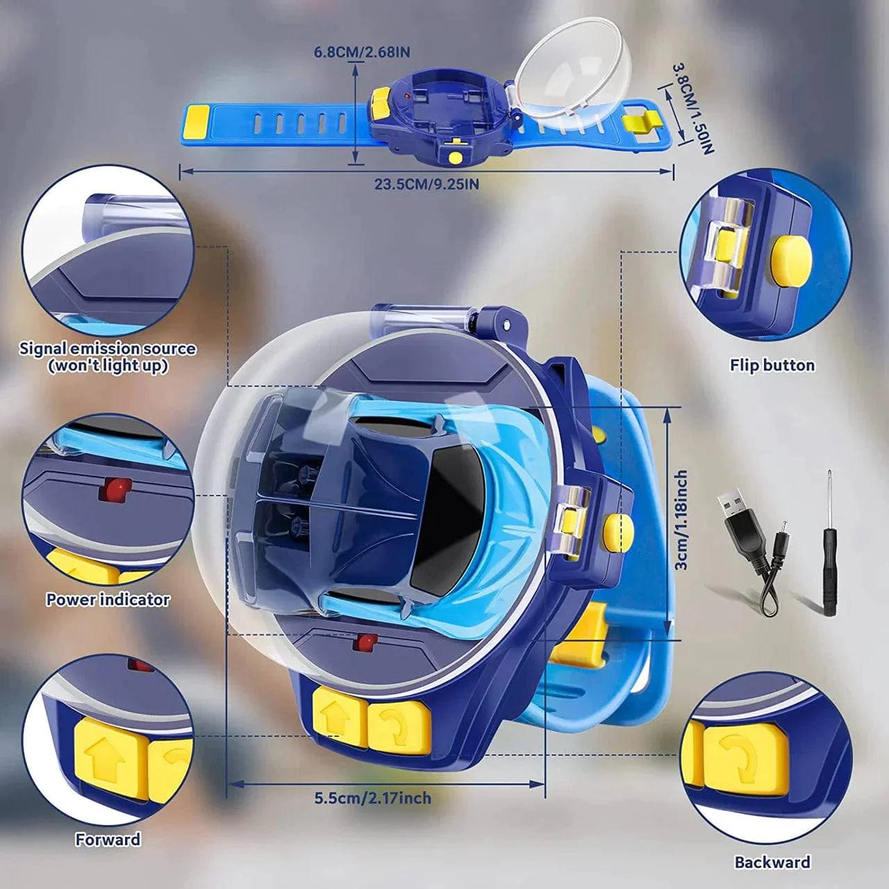 Wrist Watch Remote Control Car - KidoKraze