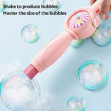 Elastic Smoke Bubble Machine USB Rechargeable Portable Bubble Maker Elastic Bubble Fog Wand for Kids Electric Bubble Blower