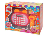Kids Cash Register Toy– Pretend Play Checkout Set