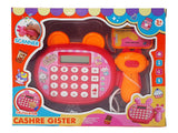 Kids Cash Register Toy– Pretend Play Checkout Set