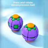 Rotatable Fidget Ball 3D Printed Push Pop Stress Relief Sensory Toy