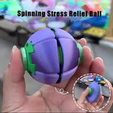 Rotatable Fidget Ball 3D Printed Push Pop Stress Relief Sensory Toy