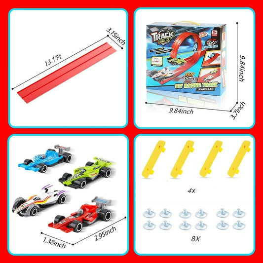 Flexible Race Car Track for Kids